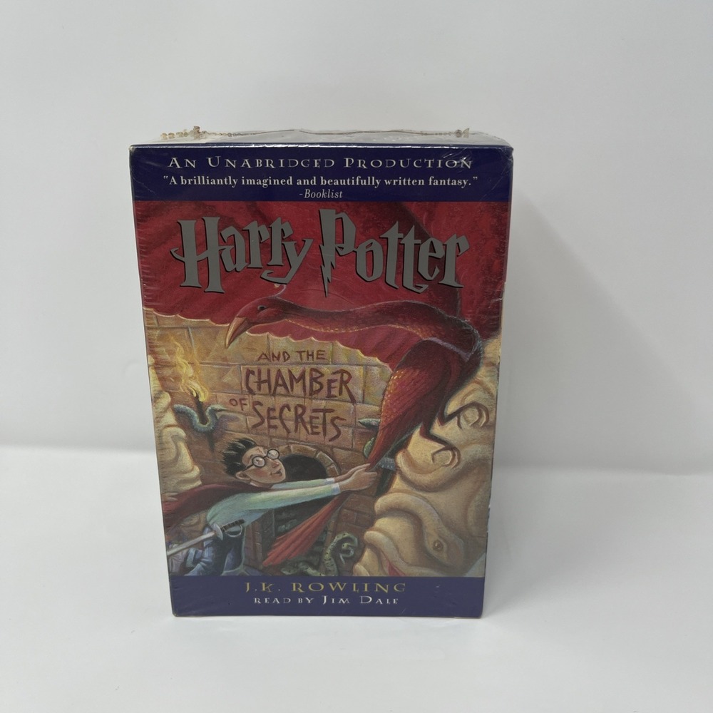 Harry Potter The Chamber Of Secrets Unabridged - 6 Cassette Tapes JK Rowling NEW